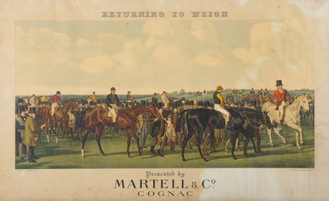 COGNAC ADVERTISING RACE SCENE