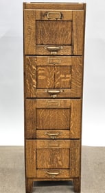 OAK FILE CABINET