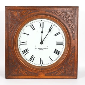VICTORIAN SELF WINDING CLOCK