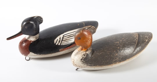MERGANZER DUCK DECOYS (2)