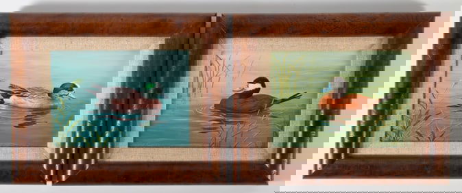 COVEY DUCK PAINTINGS (2)