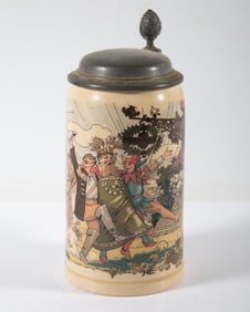 METTLACH STEIN 1/2 L