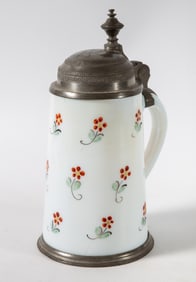 MILK GLASS STEIN