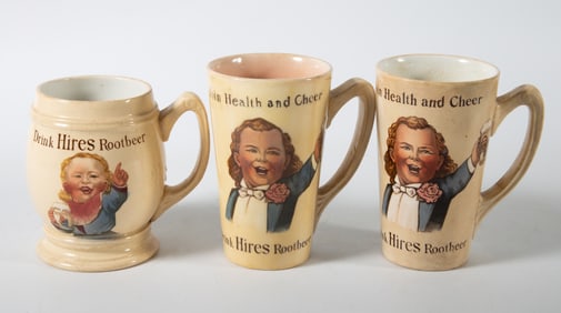 HIRES ROOTBEER MUGS (3)