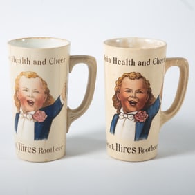 HIRES ROOTBEER MUGS (2)