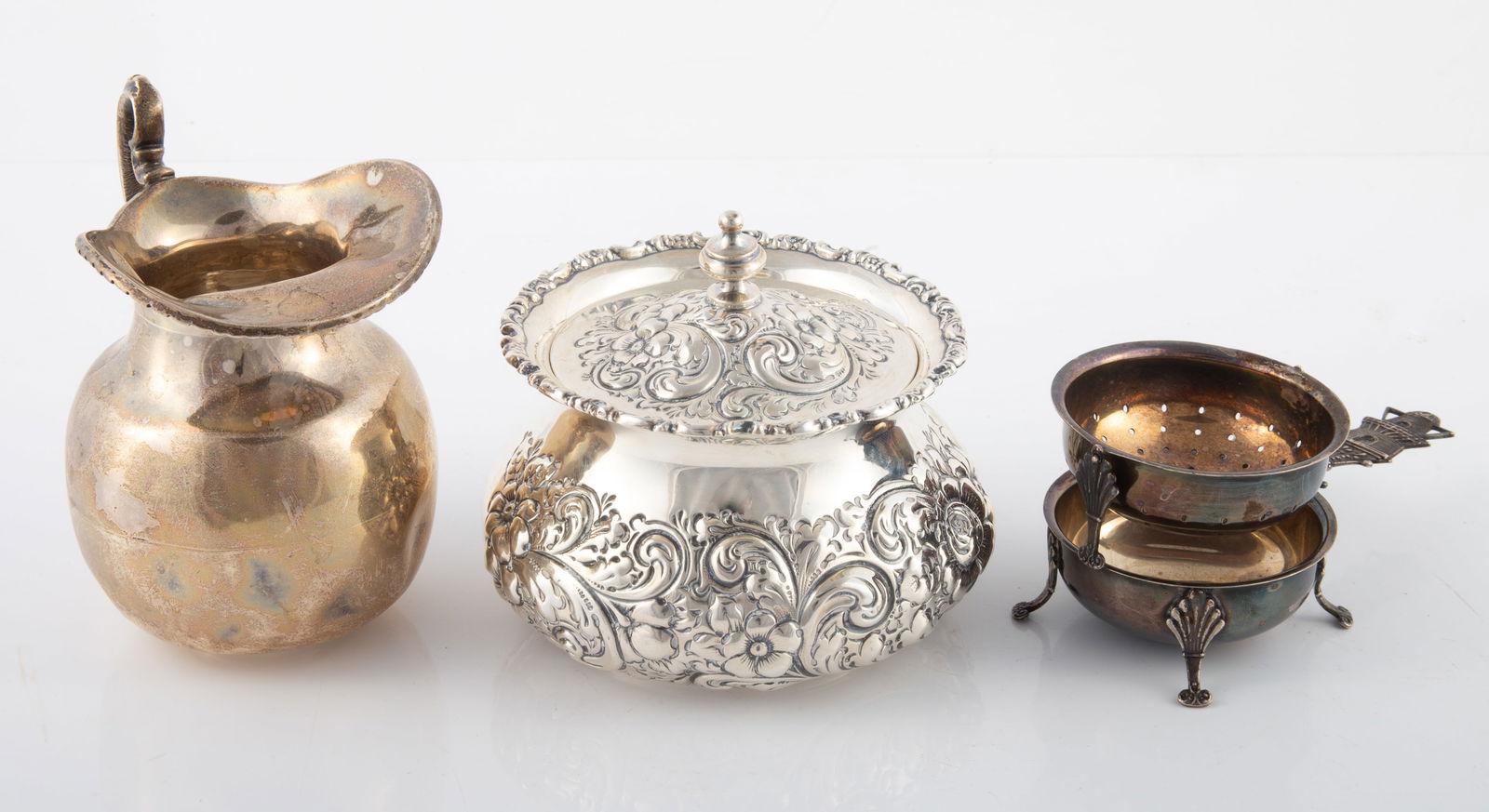 (3) STERLING AND SILVER TABLEWARE (1 of 10)