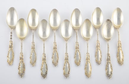 GORHAM (11) STERLING SPOONS