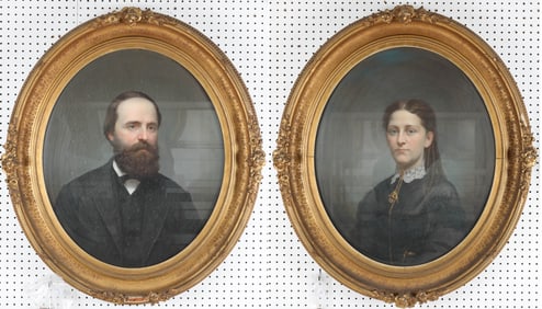 PAIR DABOUR PORTRAITS