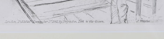 J.M. WHISTLER ETCHING