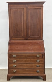 BIGGS MAHOGANY SECRETARY DESK