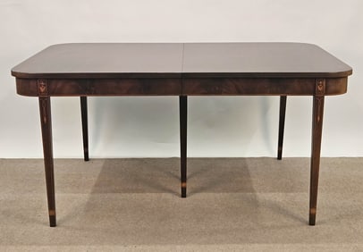 BIGGS SOLID MAHOGANY DINING TABLE