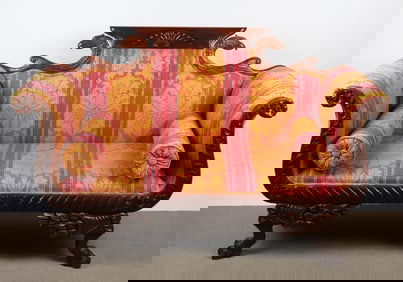 CLASSICAL-STYLE DIMINUTIVE SOFA