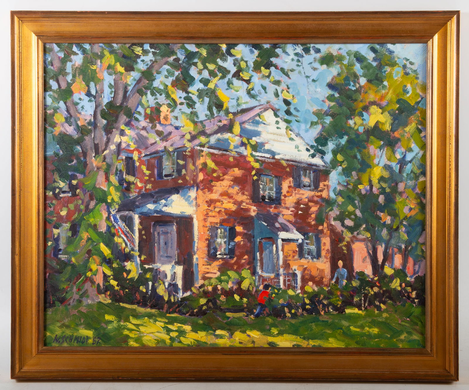 W. SCHMIDT LANDSCAPE PAINTING (1 of 3)