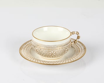 SEVRES CUP & SAUCER
