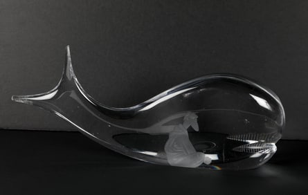 JONAH & THE WHALE ART GLASS