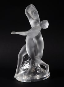 LALIQUE DEUX DANSEURS FIGURE