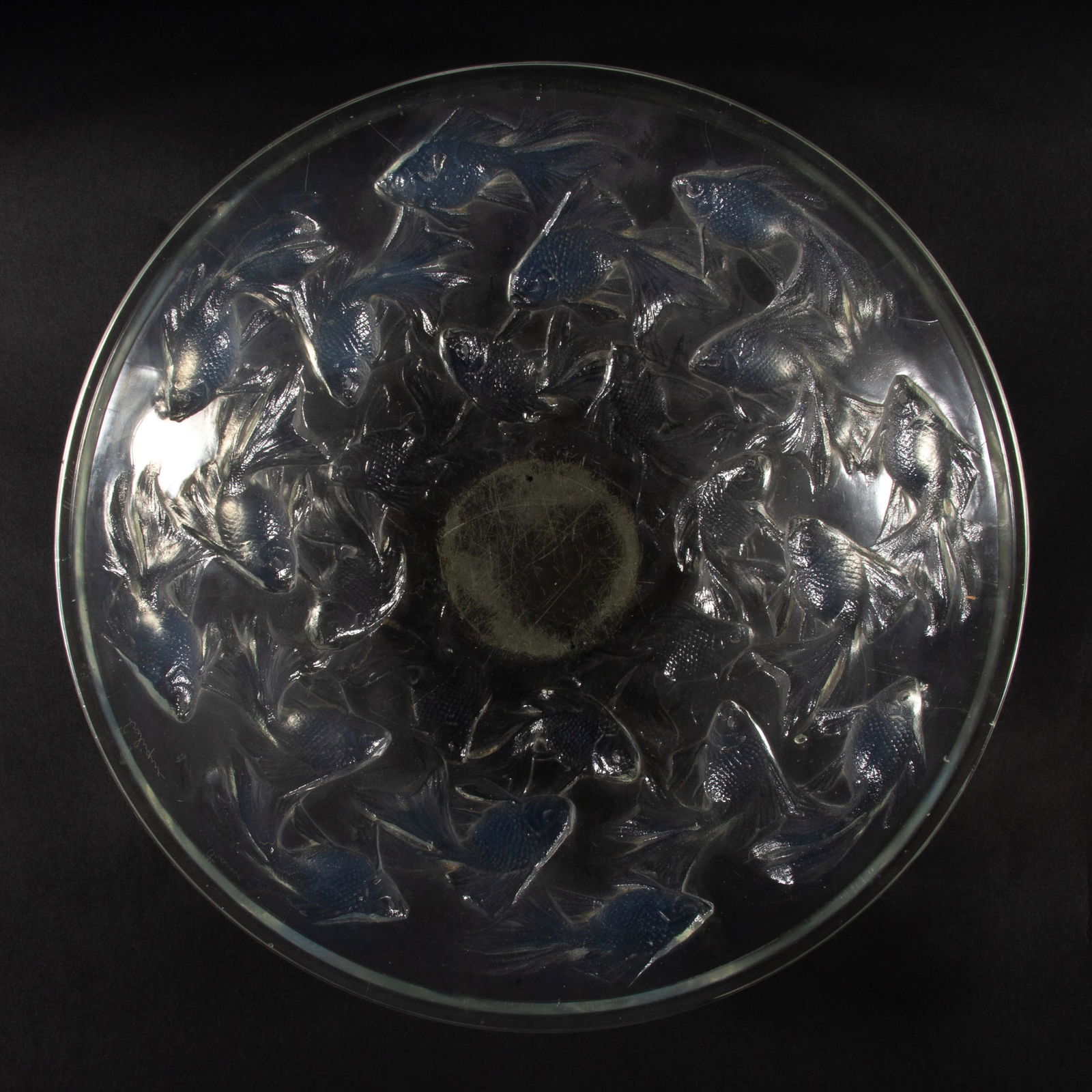 ART GLASS KOI CENTER BOWL (1 of 7)