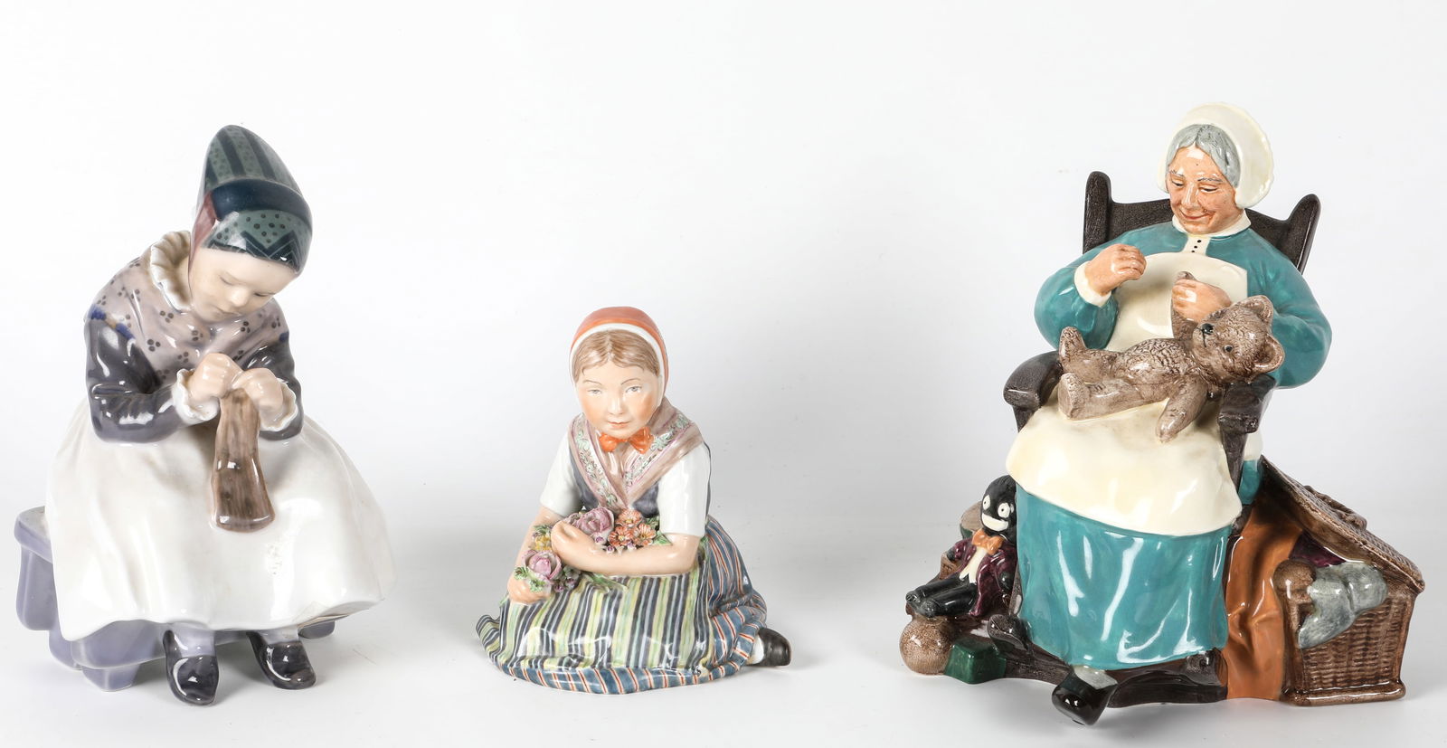 (3) DANISH & DOULTON FIGURES (1 of 6)