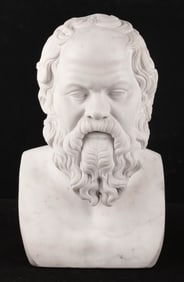 MARBLE SOCRATES BUST