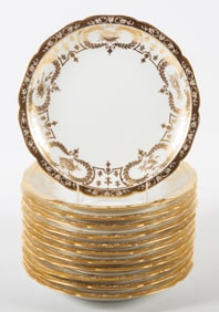 (12) LIMOGES CHINA PLATES