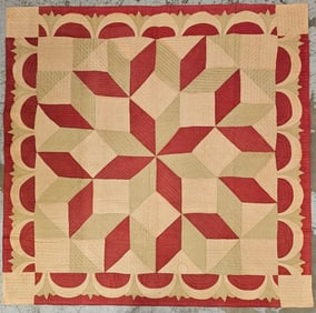MENNONITE BROKEN STAR QUILT