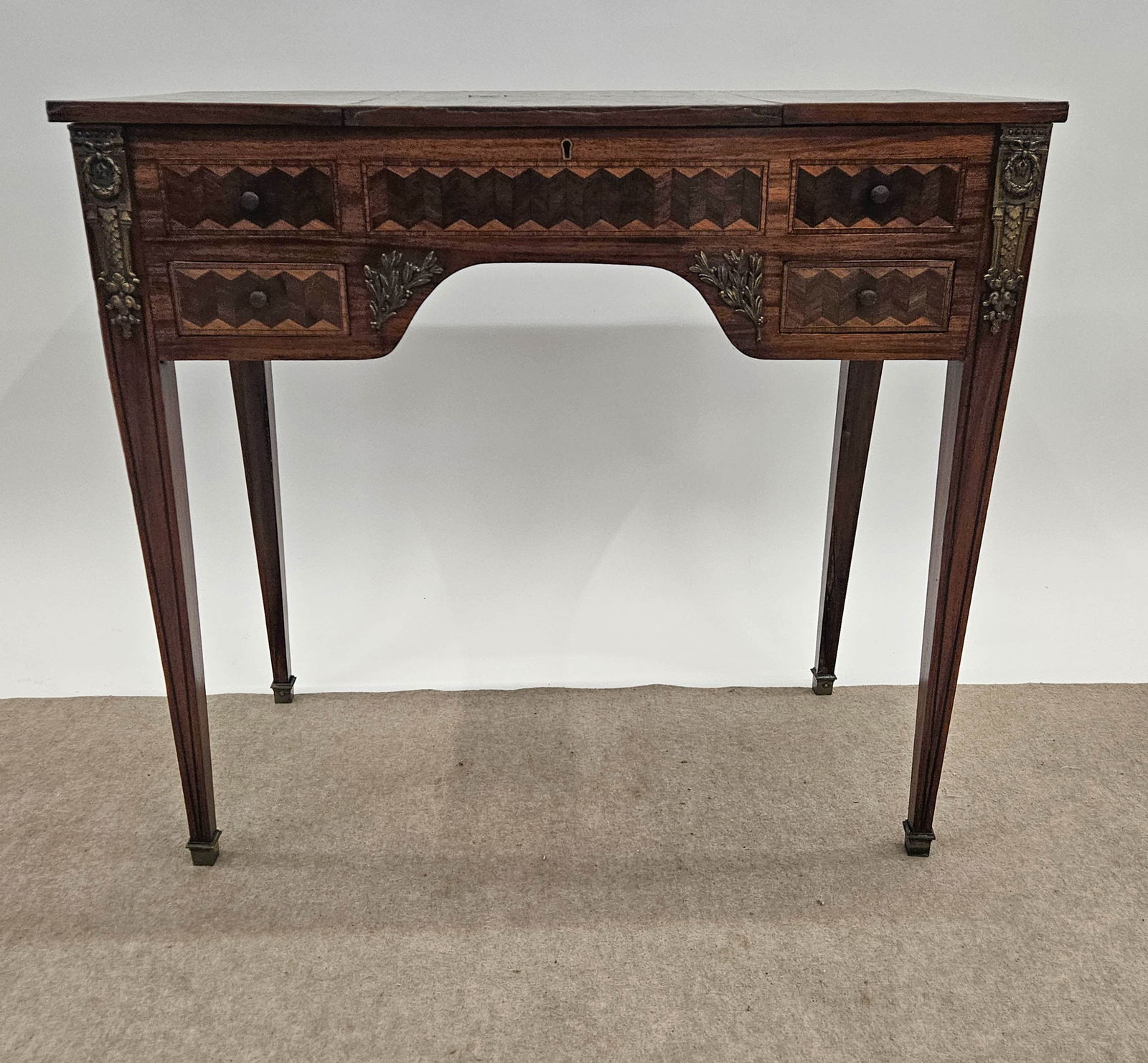 MARQUETRY PROVINCIAL VANITY (1 of 8)