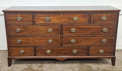 MAHOGANY TRIPLE DRESSER