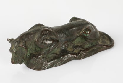 TIFFANY LIONESS BRONZE