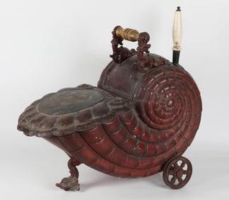 VICTORIAN SNAIL COAL SCUTTLE
