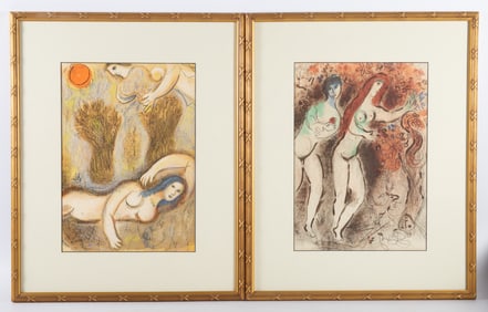 (2) CHAGALL LITHOGRAPHS