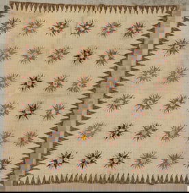 ANTIQUE HAND-STITCHED QUILT