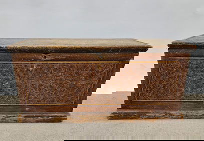 PAINTED BLANKET CHEST