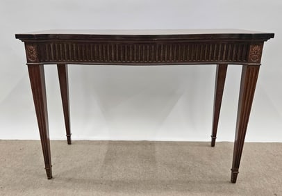 MAHOGANY WALL TABLE - REPRODUCTION