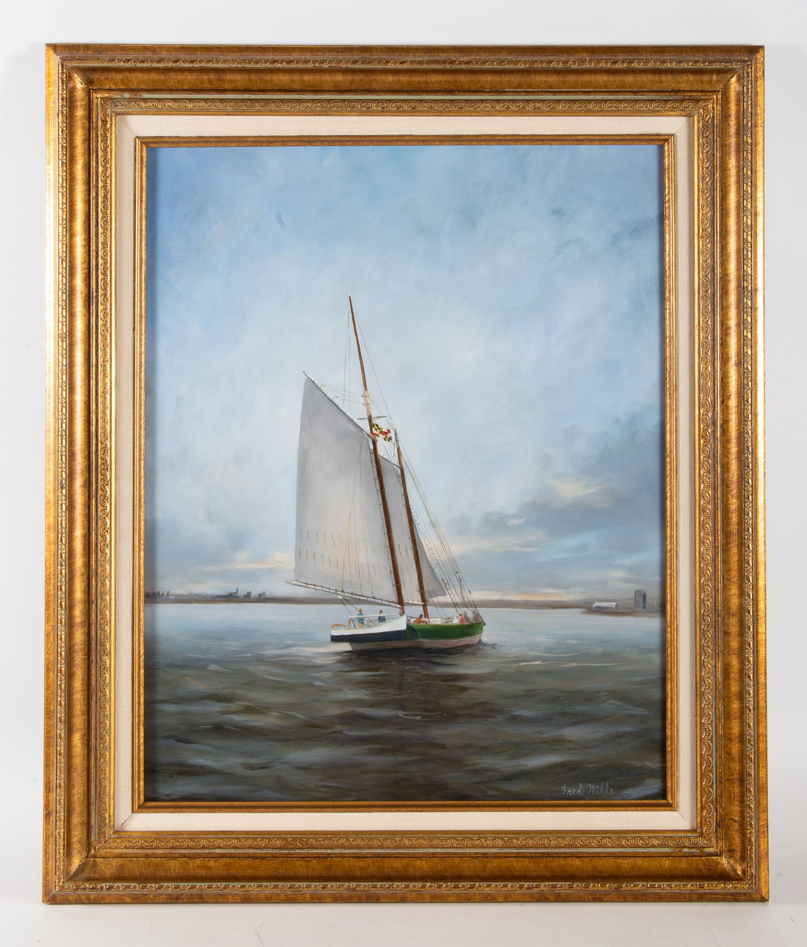 WILLS NAUTICAL PAINTING (1 of 4)