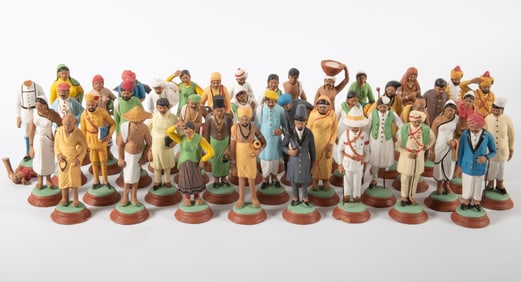 (+/- 42) INDIA FIGURINES