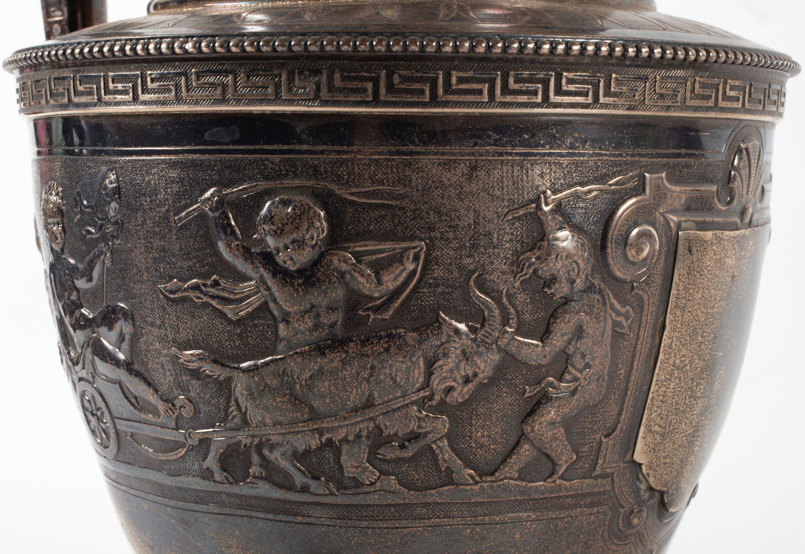 ANTIQUE STERLING SILVER PITCHER - 10