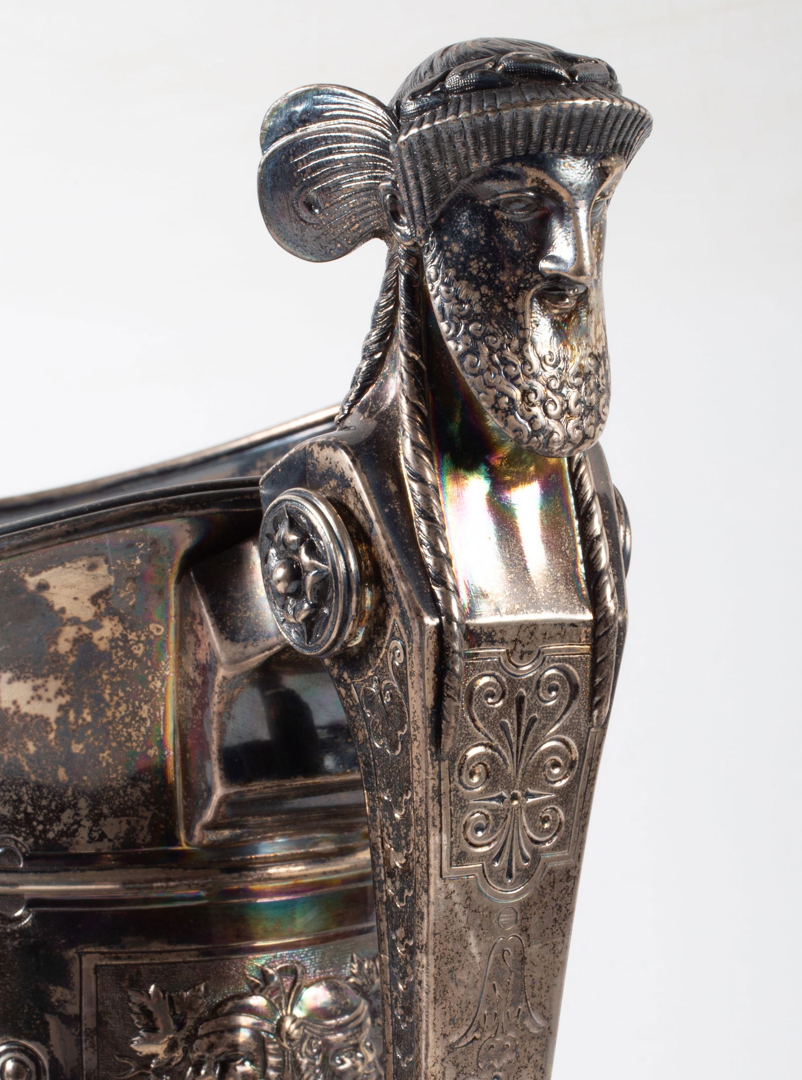 ANTIQUE STERLING SILVER PITCHER - 6