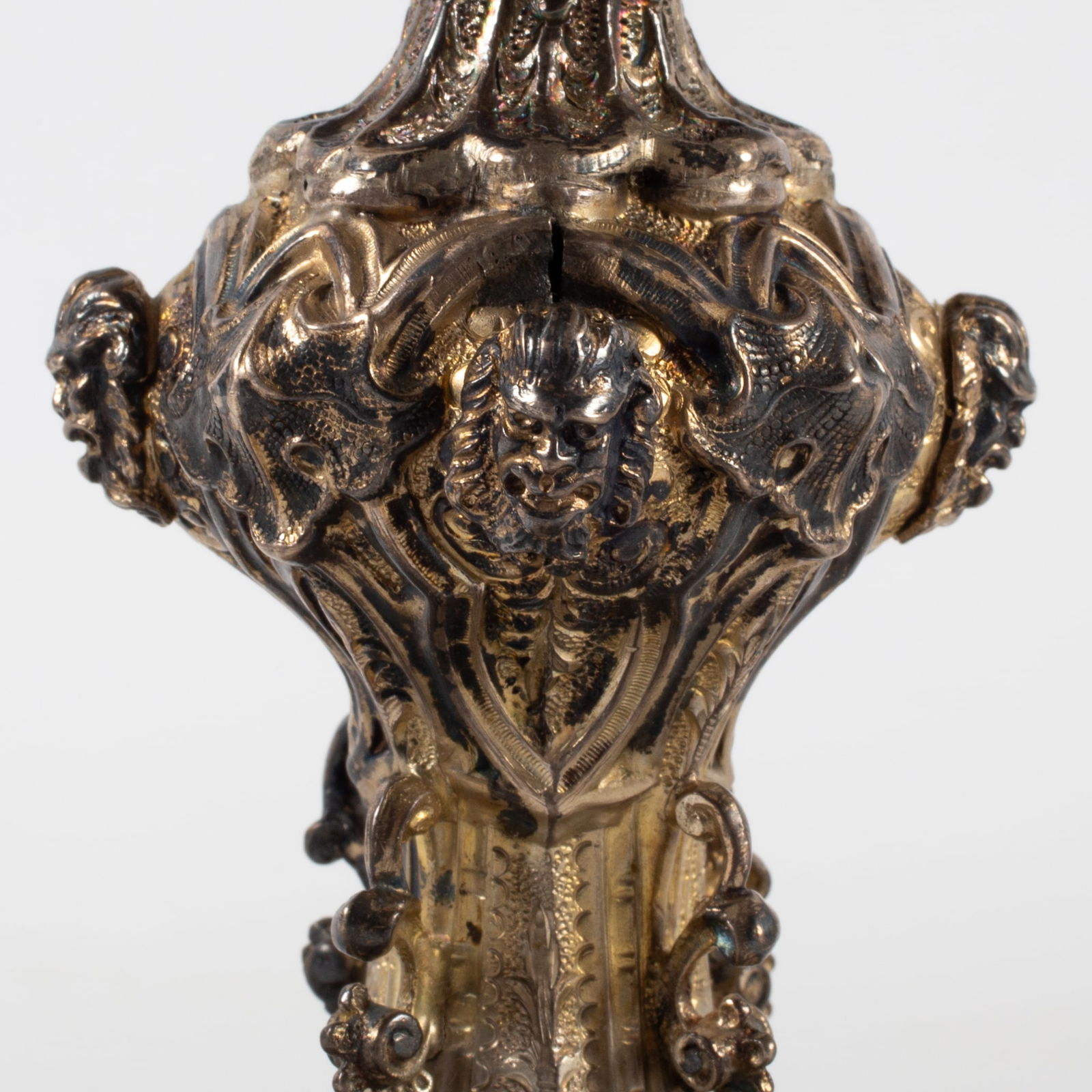 ANTIQUE SILVER COVERED CUP - 7