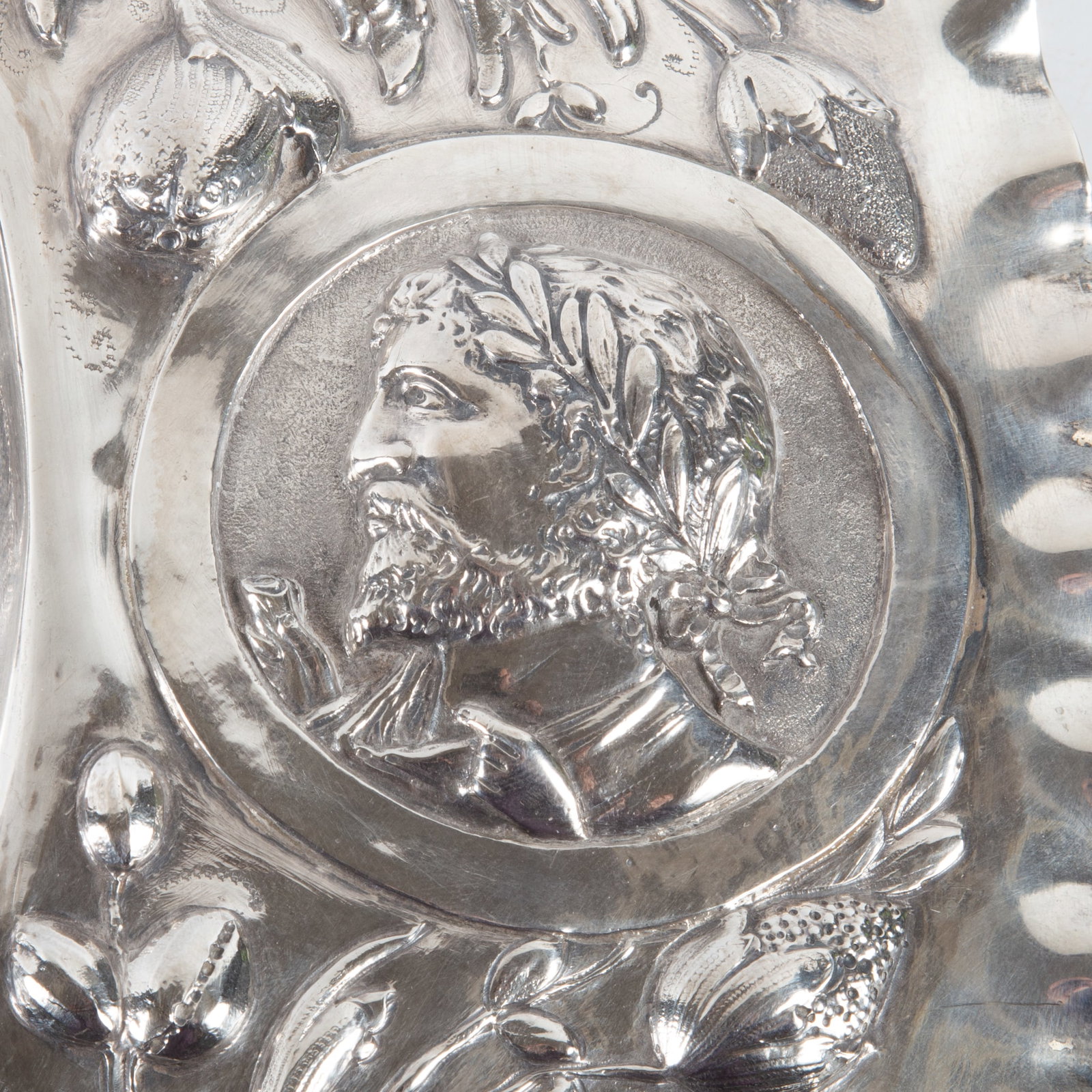 ANTIQUE DUTCH SILVER TRAY - 4