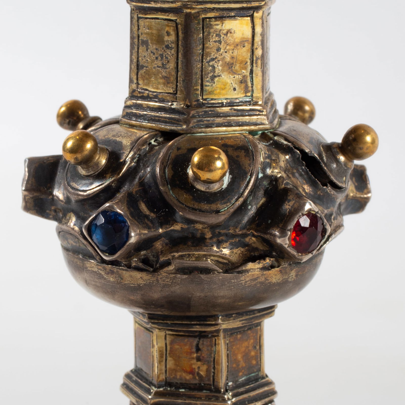 ANTIQUE SILVER CHALICE - 5