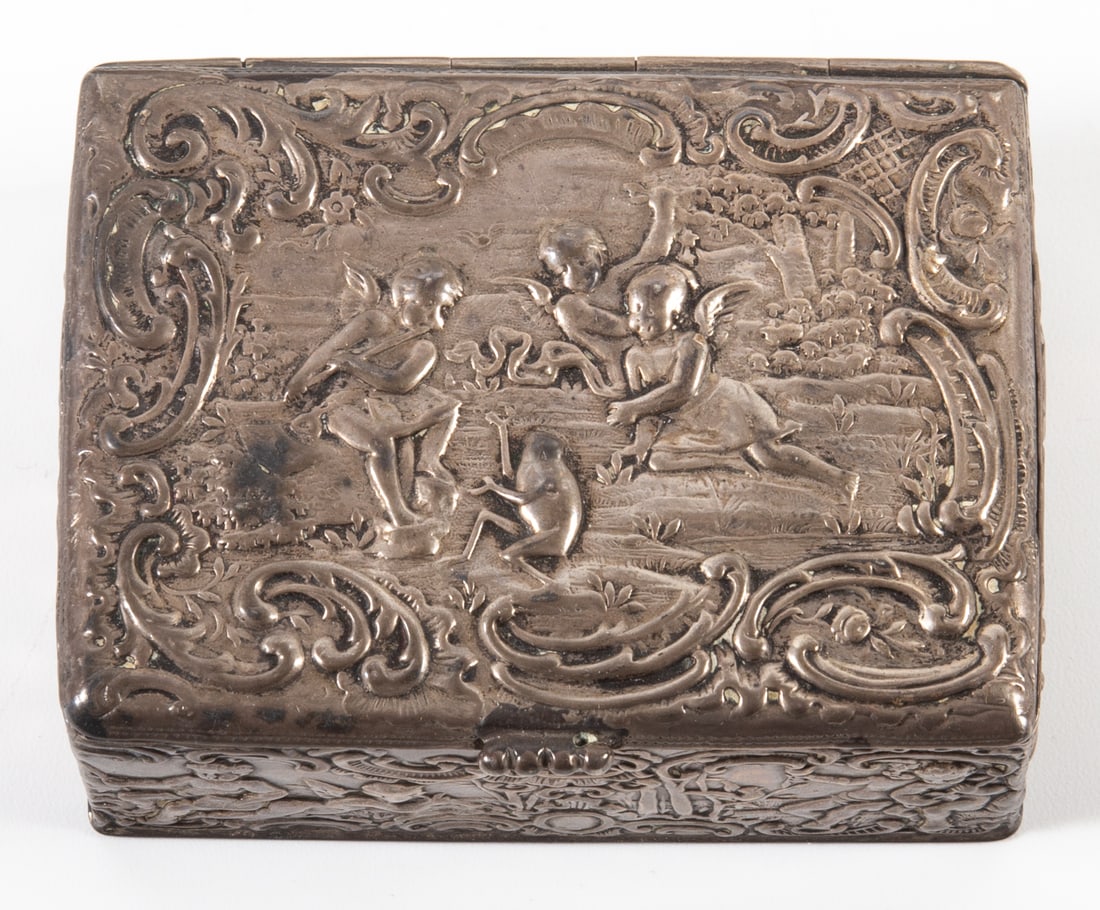 SILVER SNUFF / DRESSER BOXES (3) - 2