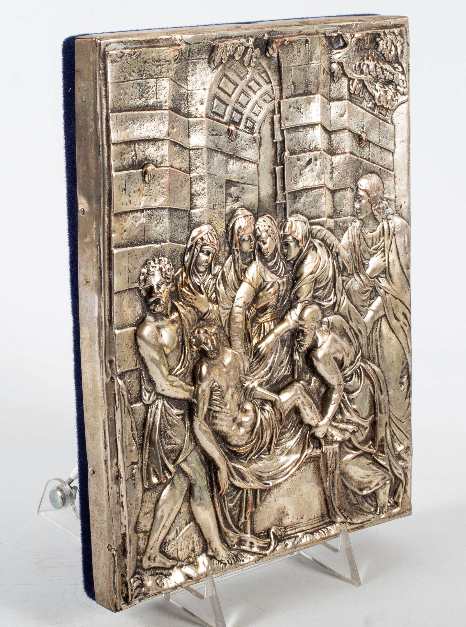 SILVER PLATED RELIGIOUS RELIEF - 4