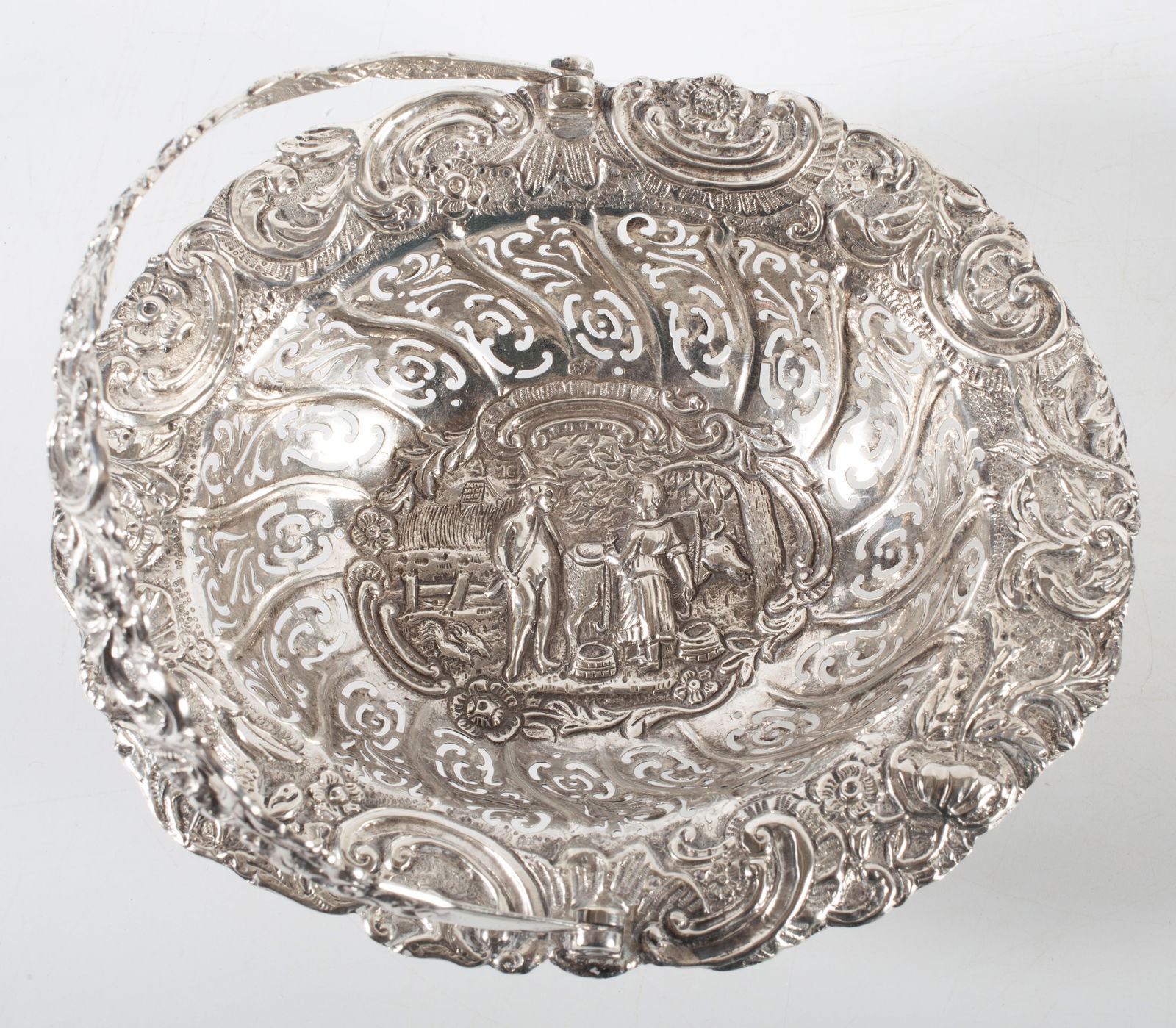 19TH CENTURY SILVER BASKETS (2) - 4