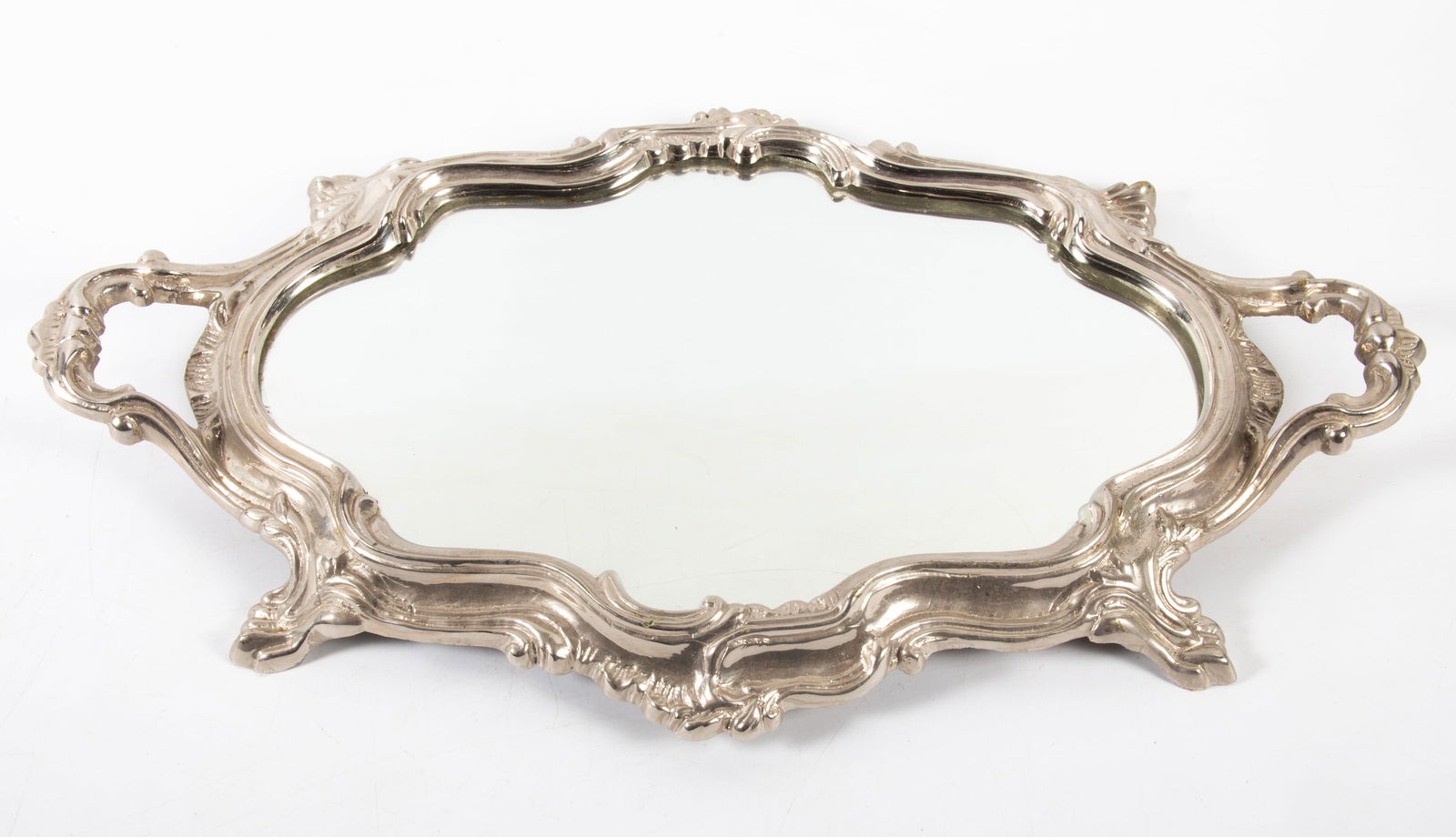 SILVER TONED PLATEAU - 2