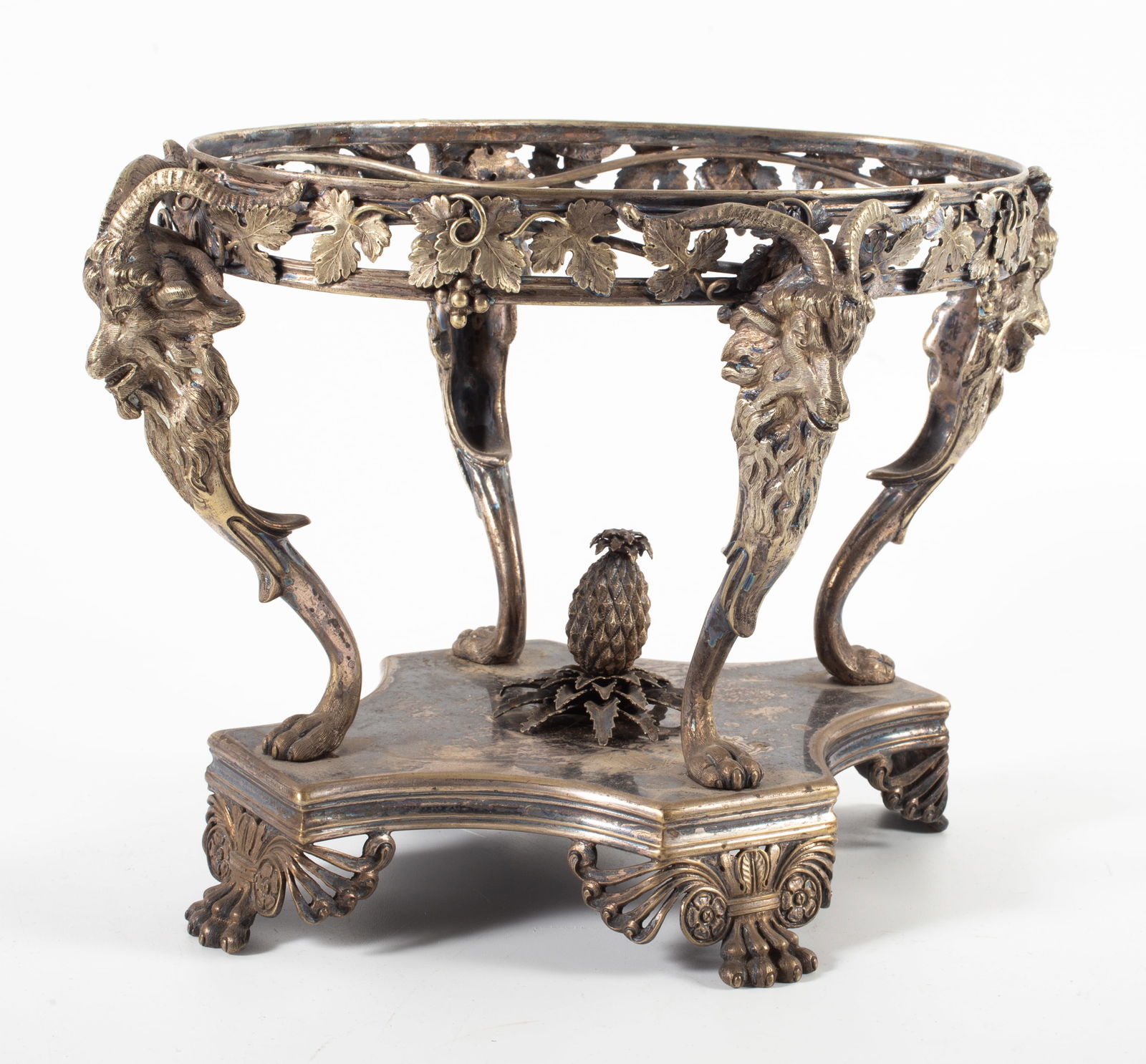 SILVER CASSEROLE STAND - 4