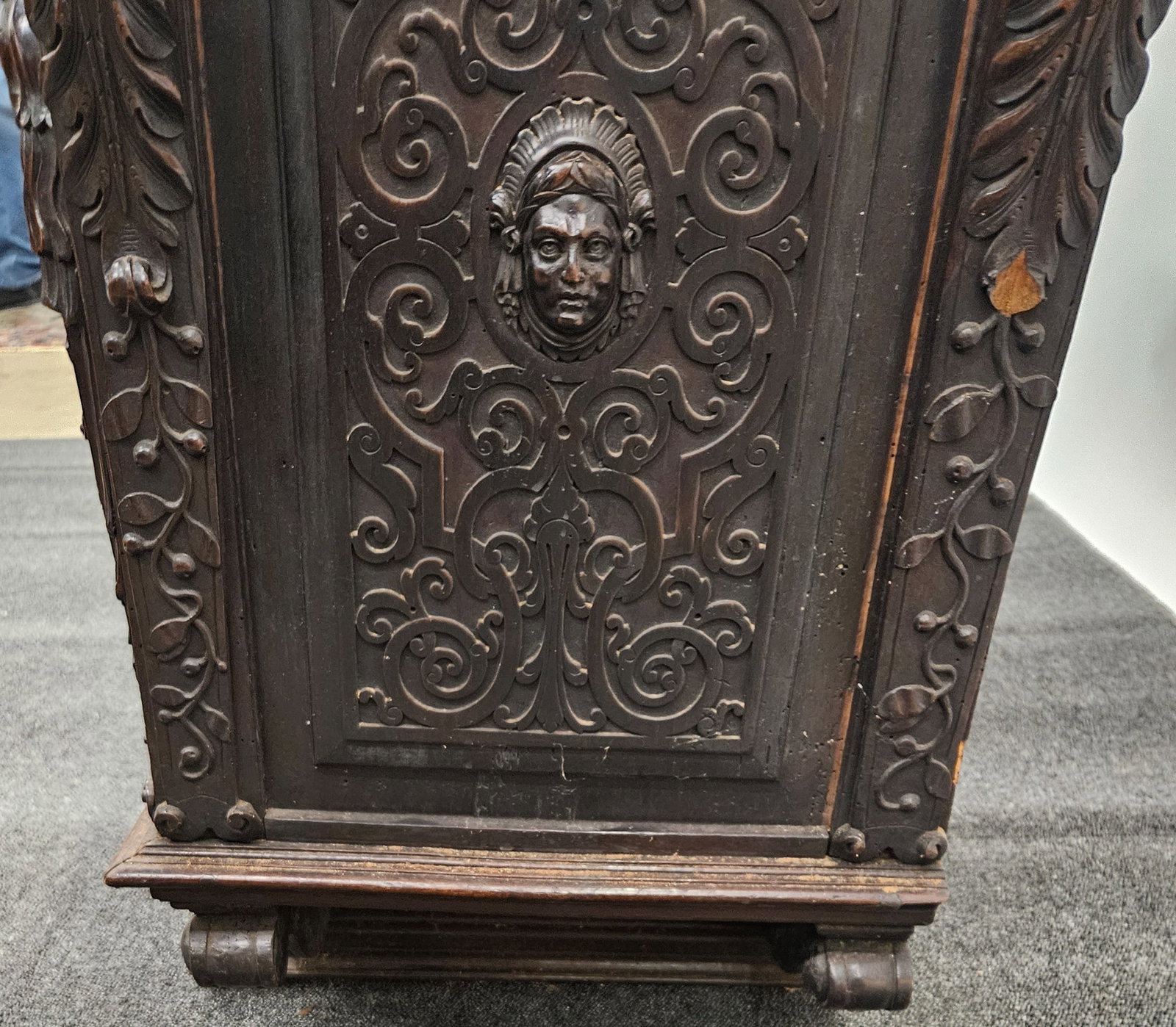 CONTINENTAL WALNUT CUPBOARD - 8