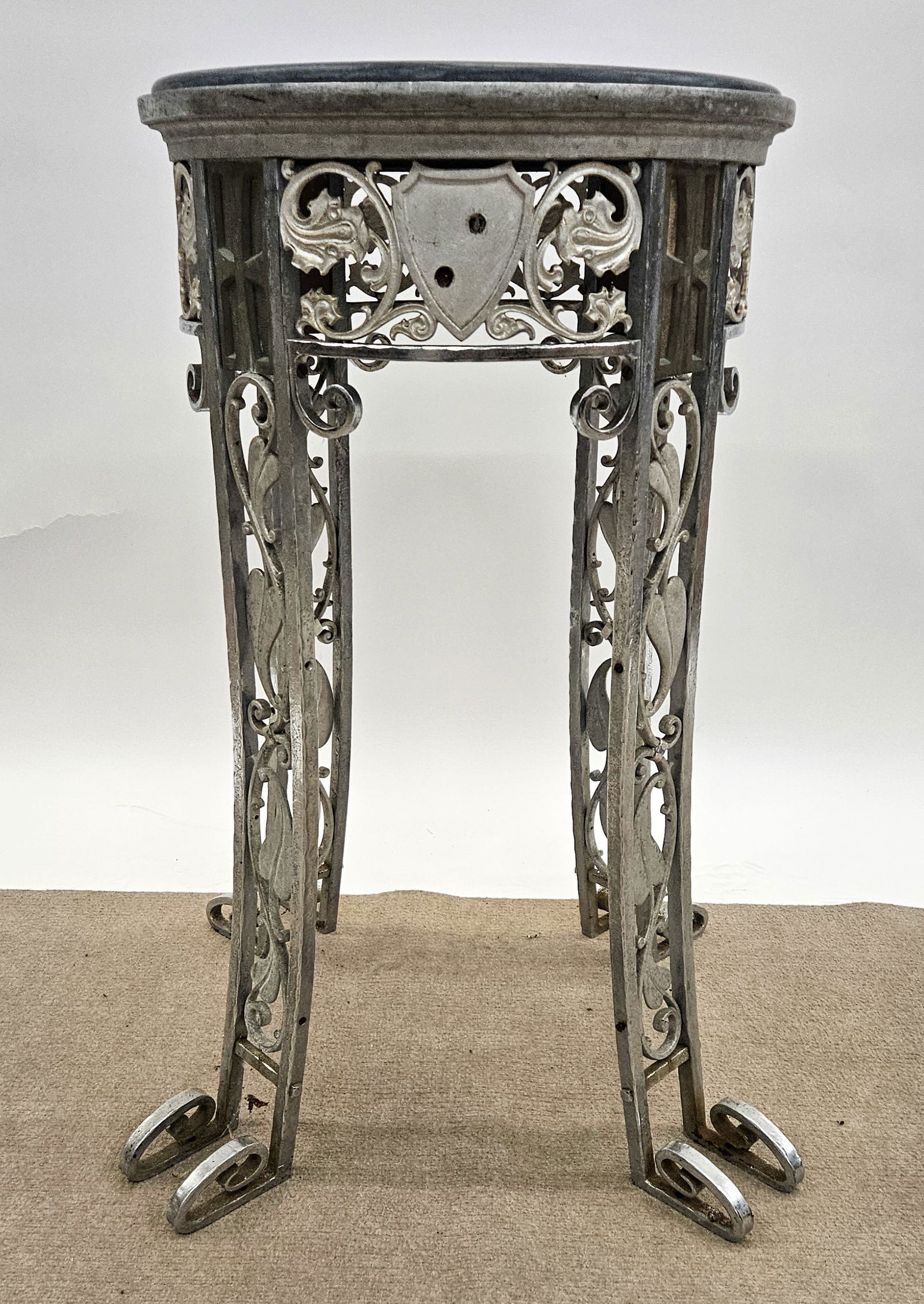 ARTS & CRAFTS STEEL TABOURET - 2