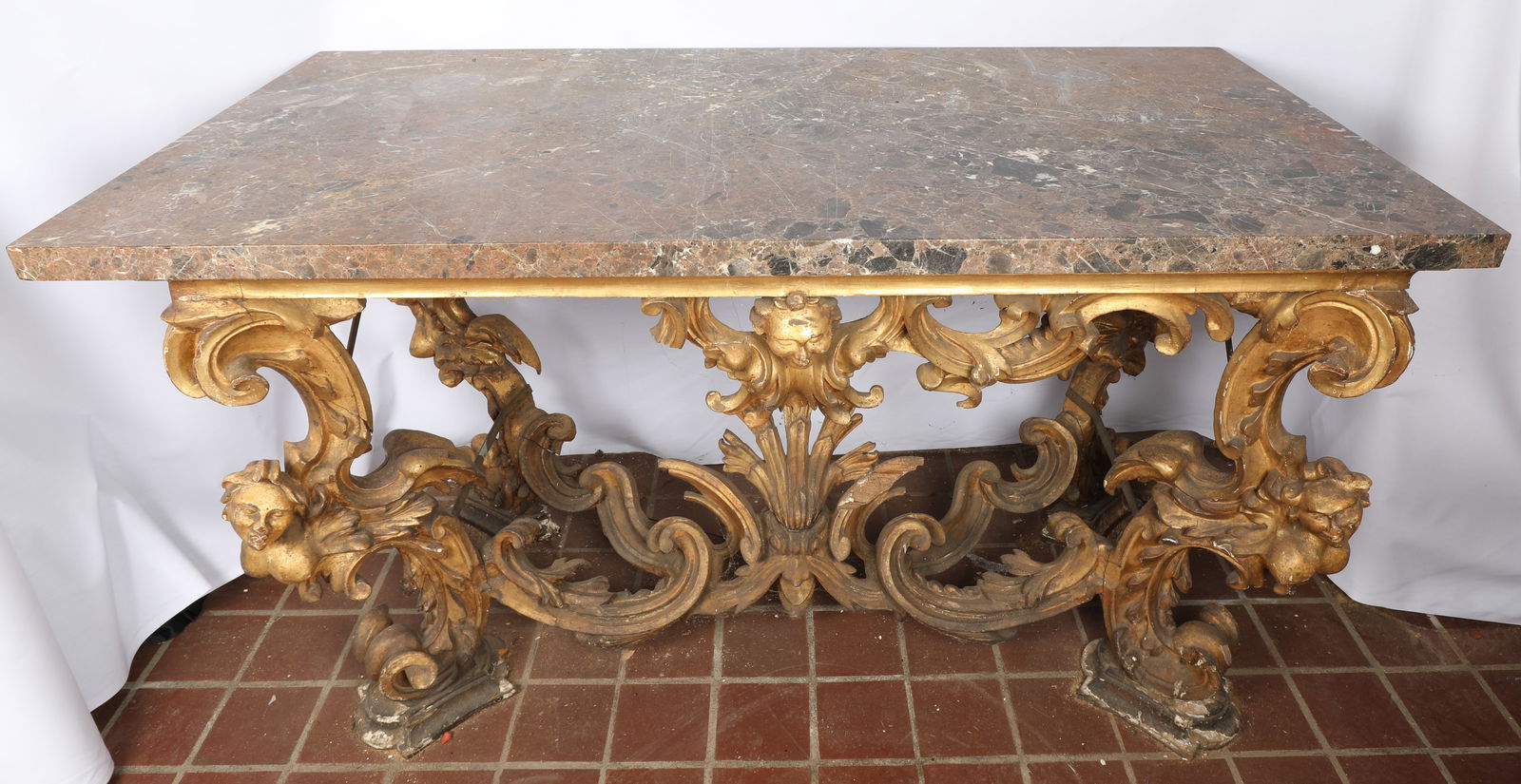 18TH CENTURY ROMAN CONSOLE TABLE - 2