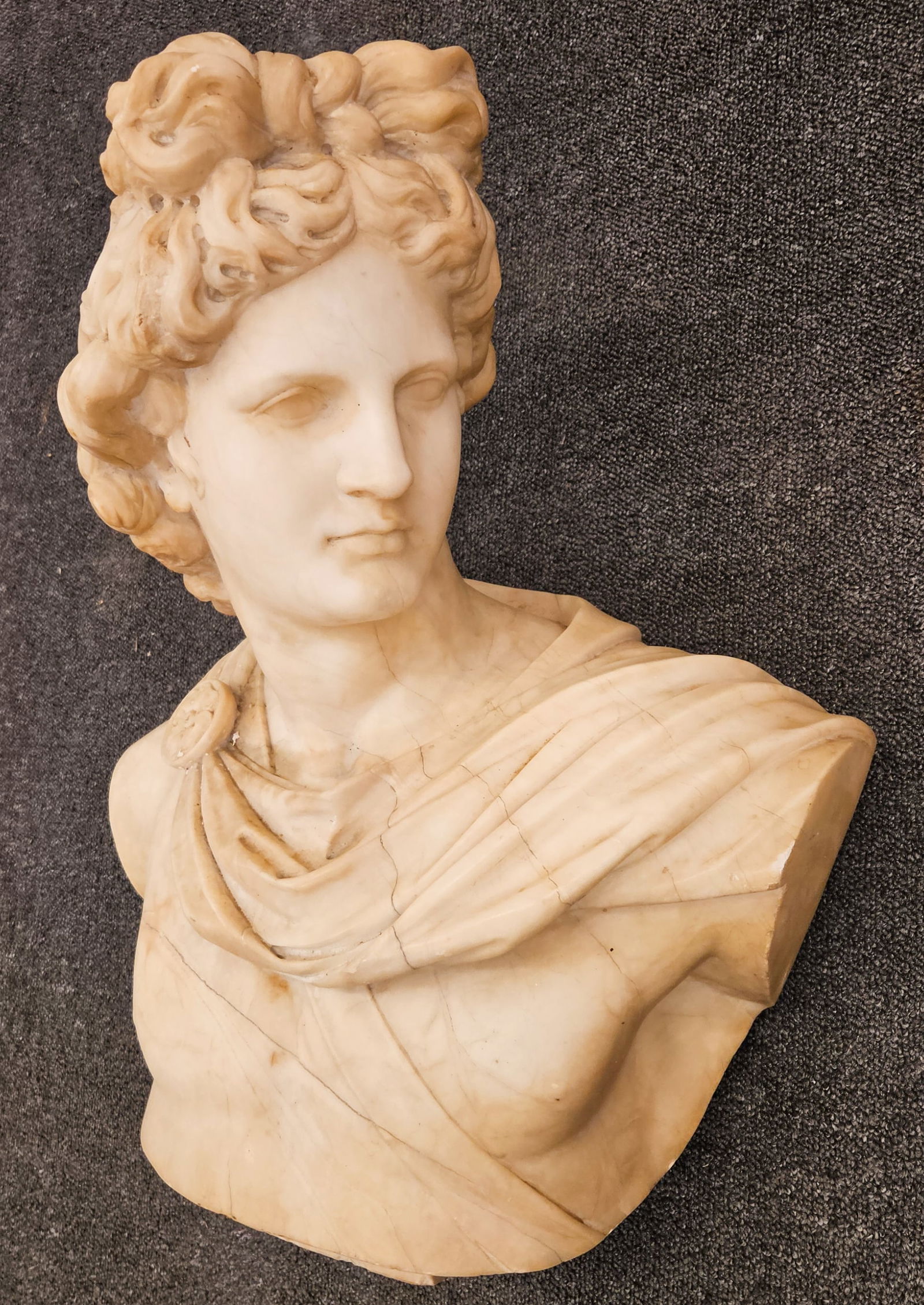 ANTIQUE MARBLE "APOLLO BELVEDERE" - 2
