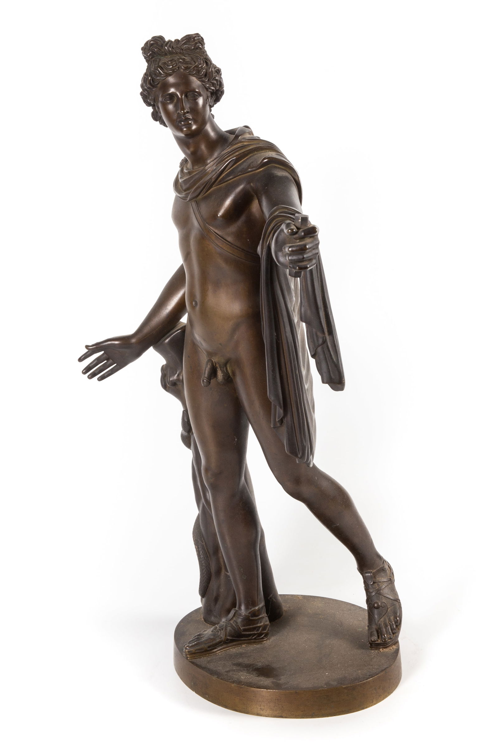 ANTIQUE BRONZE APOLLO - 2